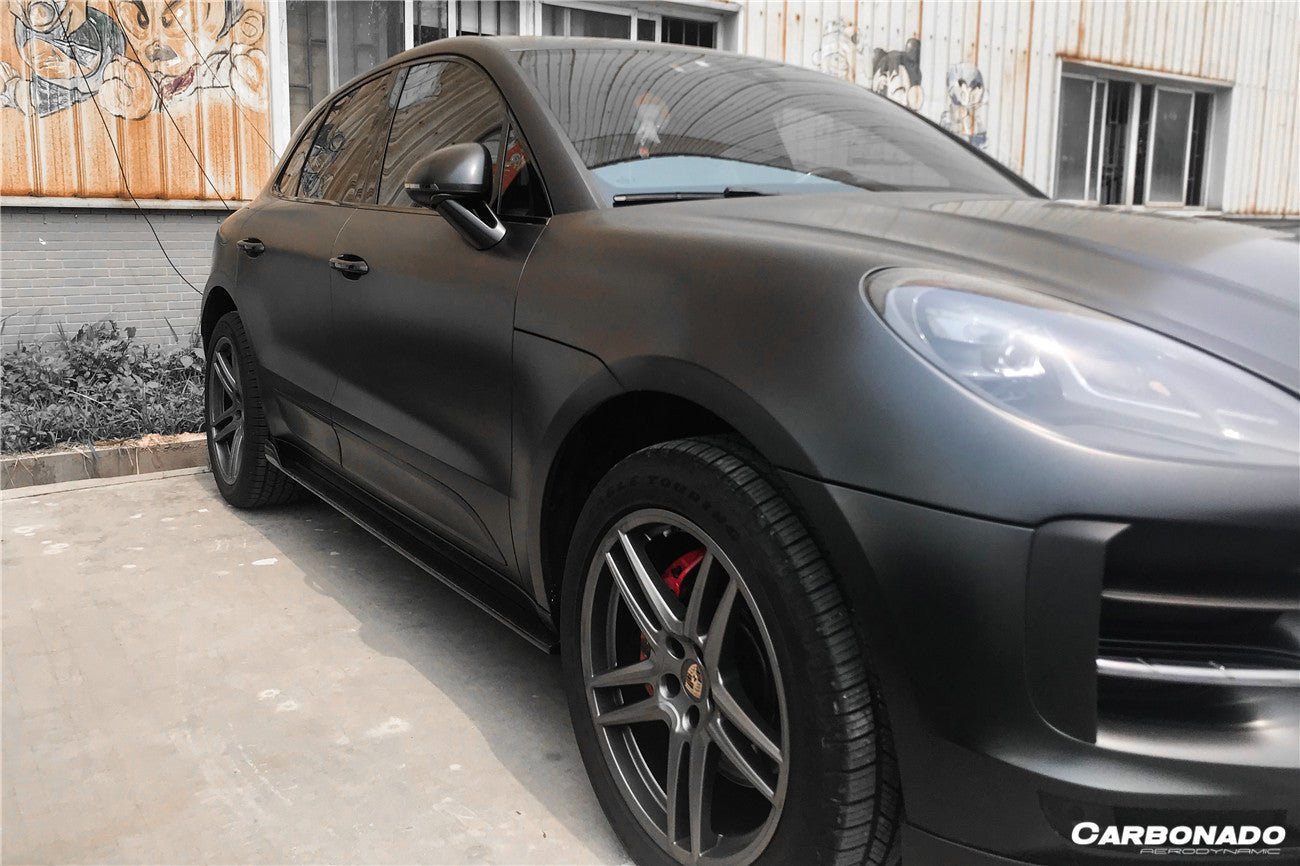 2018 - 2021 Porsche Macan TA Style Carbon Fiber Side Skirts